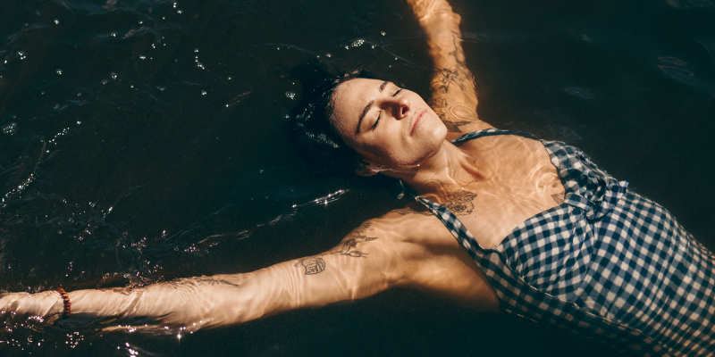 Menopausal middle aged woman with vaginal dryness