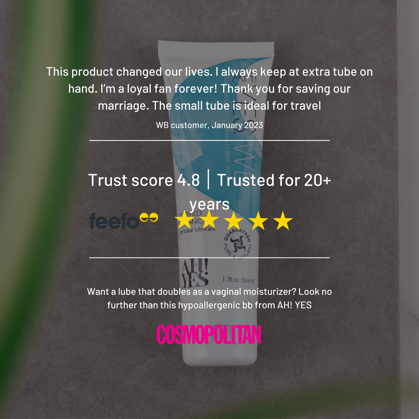 Want a lube that doubles as a vaginal moisturizer? Look no further than this hypoallergenic bb