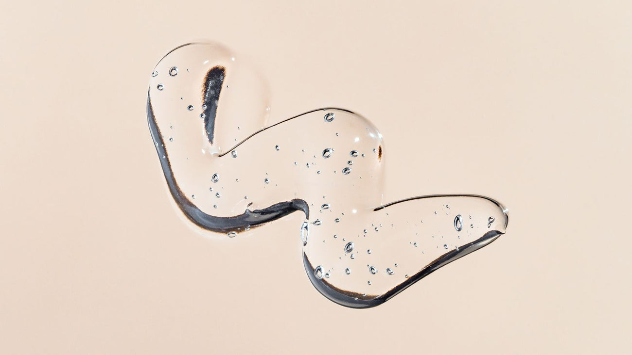 personal lubricant against a natural background