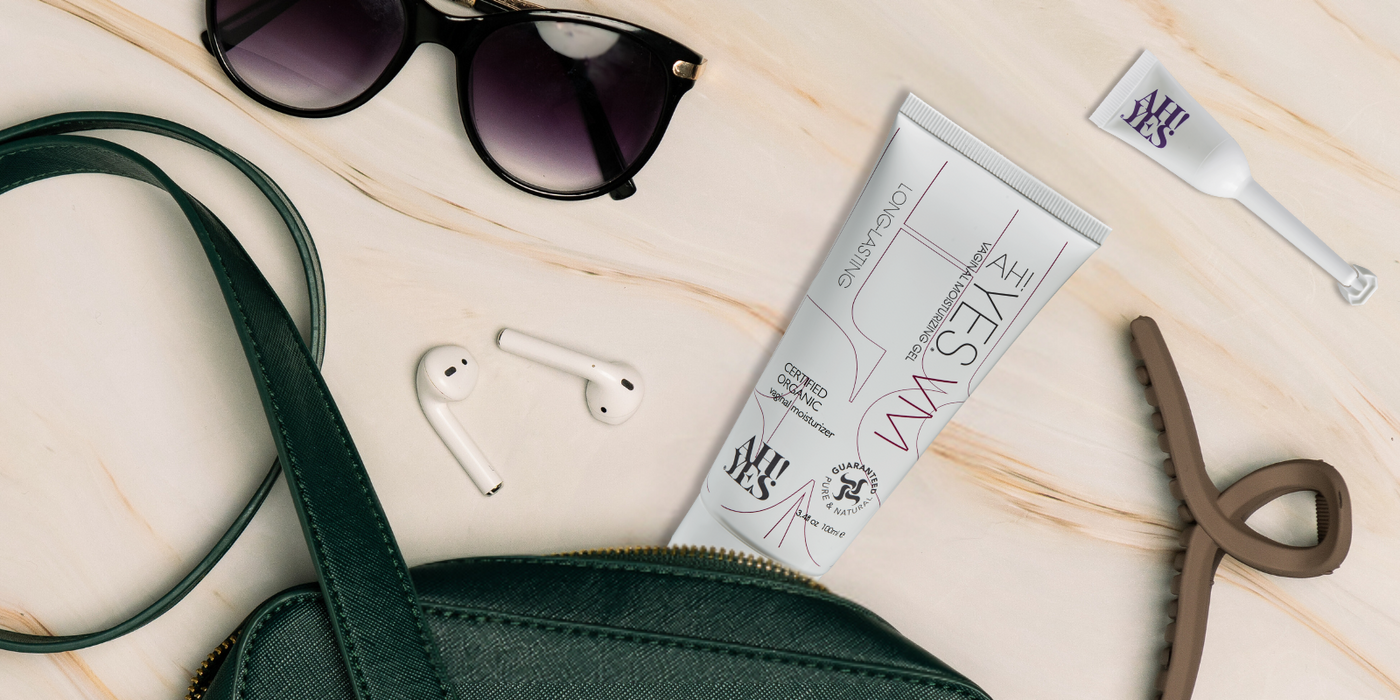 handbag essentials water-based lube and vaginal moisturiser