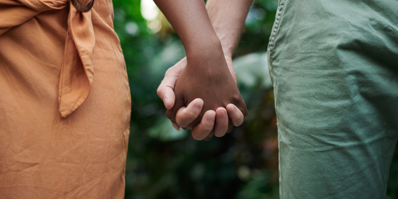 people holding hands