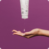 AH! YES VM vaginal moisturizer squeezed into a hand