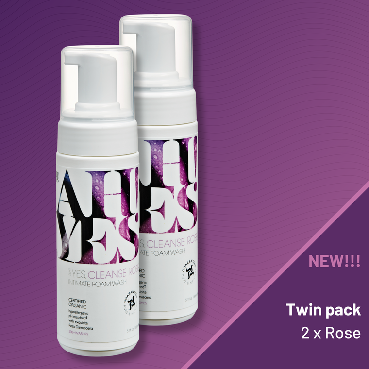 AH! YES feminine intimate wash twin pack - Rose