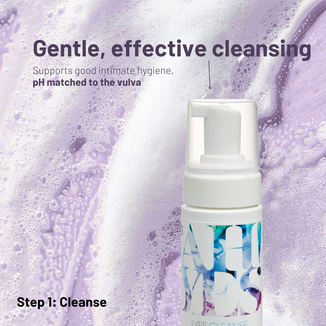 AH! YES CLEANSE intimate wash for gentle effective cleansing