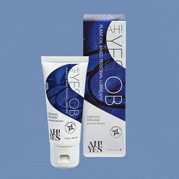 AH! YES® OB plant oil based personal lubricant tube