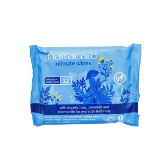 Natracare organic intimate wipes