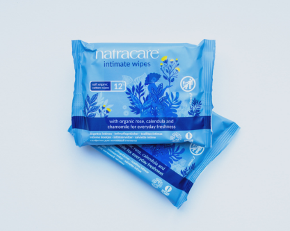 Natracare organic intimate wipes