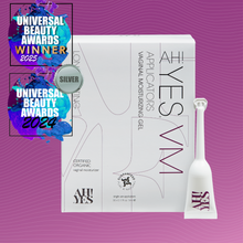 AH! YES VM pH matched vaginal moisturizer 30 apps Universal beauty awards 2025 winner, and silver universal beauty award 2024.