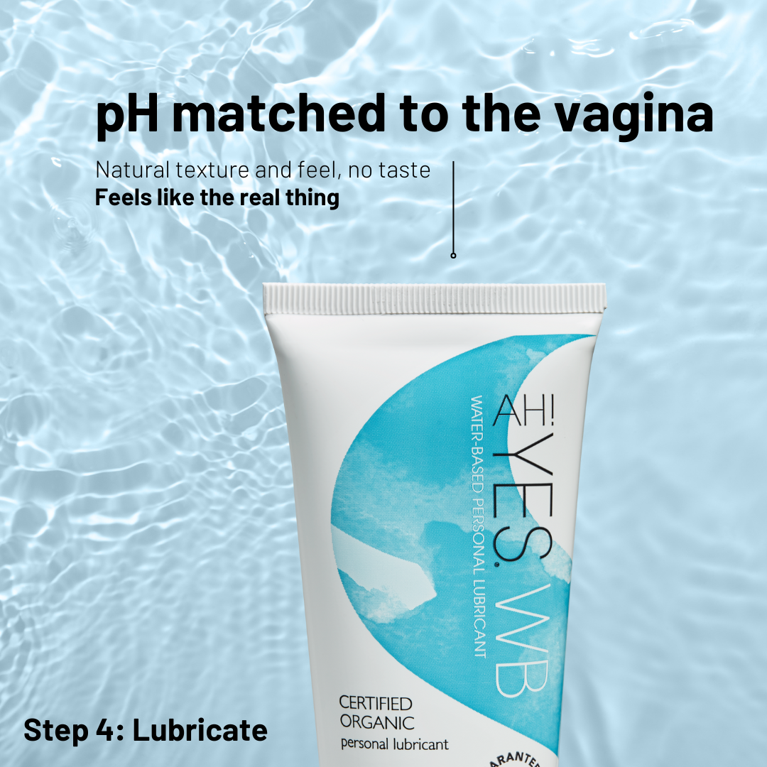 AH! YES WB water based lubricant pH matched to the vagina
