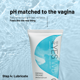 AH! YES WB water based lubricant pH matched to the vagina